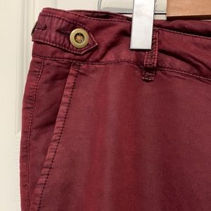 MAX STUDIO burgundy pants, size 12